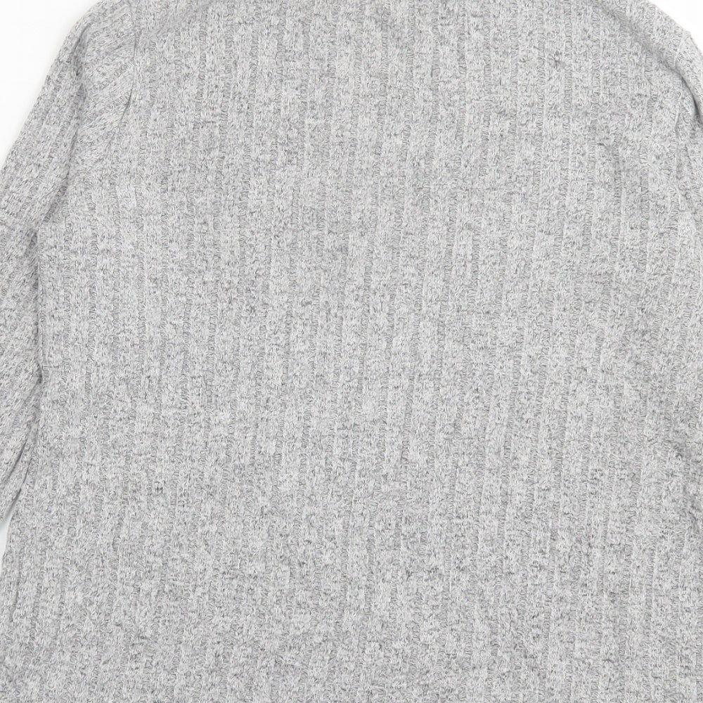 Womens UK Size 12 Papaya Grey Pullover Jumper