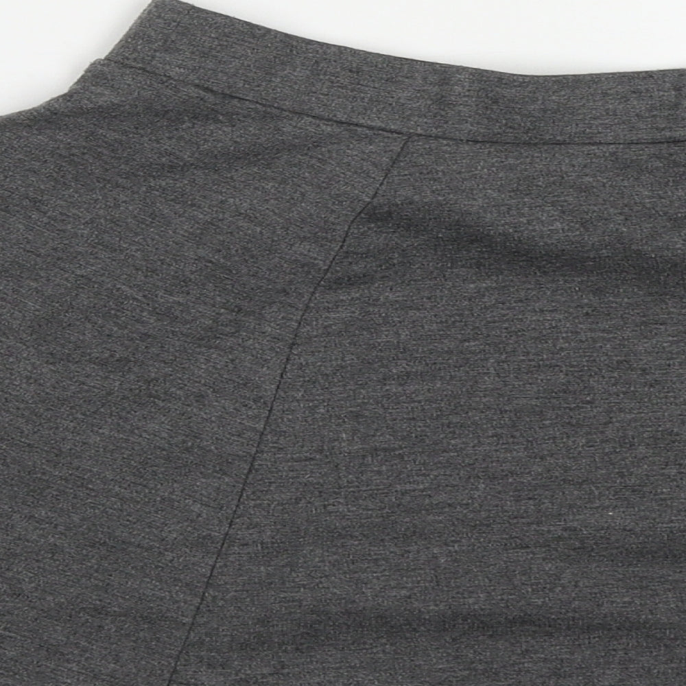 George Girls Grey Polyester A-Line Skirt Size 8-9 Years Regular