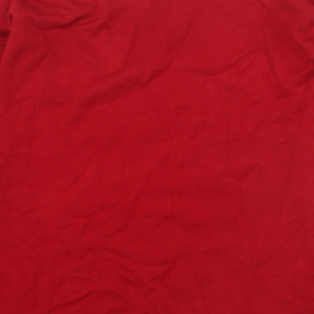 Womens UK Size S Tru Red Pullover Jumper