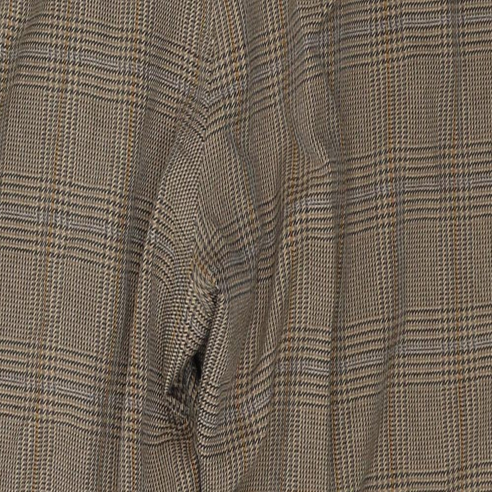Womens UK Size 20 Marks and Spencer Regular Fit Cropped Beige Trousers