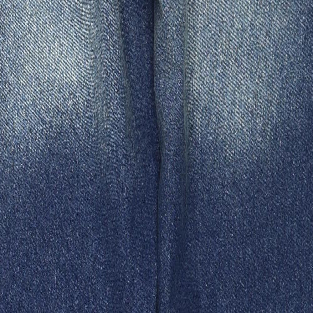 Mens UK Size 32 in BoohooMAN Regular Fit Straight Blue Jeans