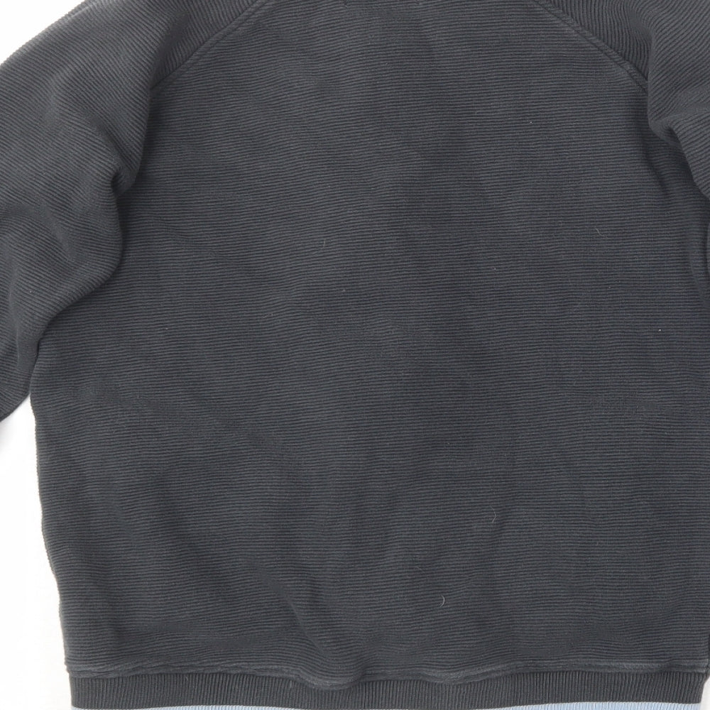 M&Co Boys Grey Cotton Full Zip Sweatshirt Size 12-13 Years