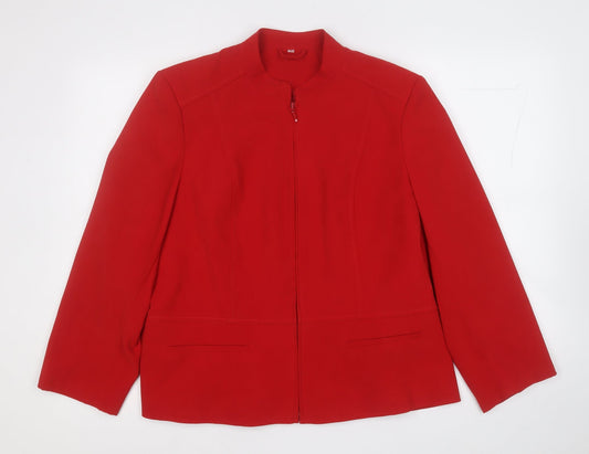 Womens UK Size 6 EWM Red Jacket