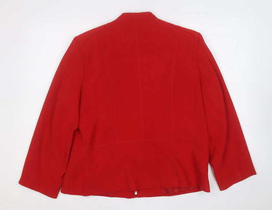 Womens UK Size 6 EWM Red Jacket