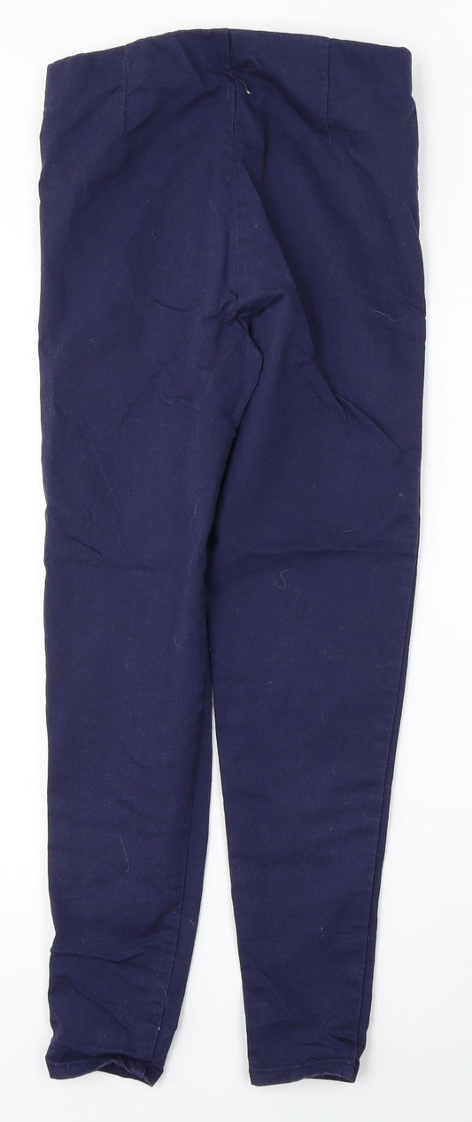 George Womens Purple Cotton Jegging Jeans Size 10 L26 in Regular