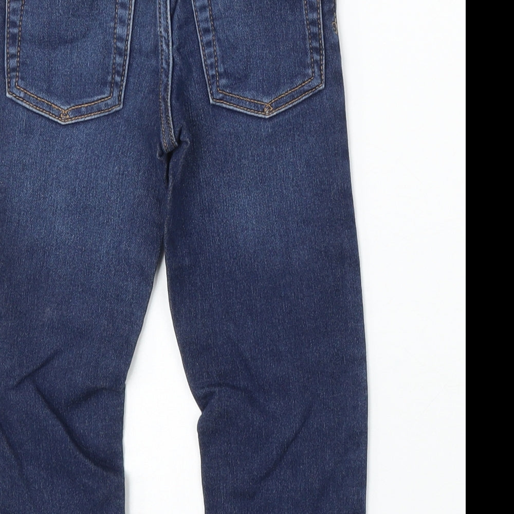 Gap Boys Blue Cotton Skinny Jeans Size 3 Years Regular