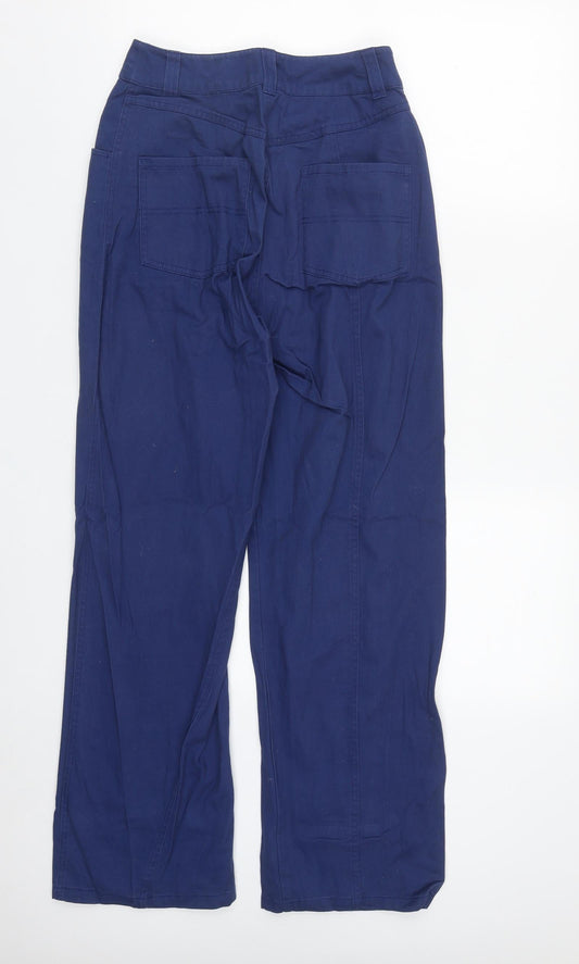 Womens UK Size 6 COLLUSION Regular Fit Blue Trousers