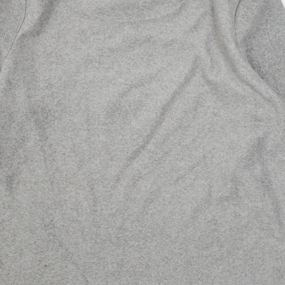 Dunnes Womens Grey Solid Polyester Top Pyjama Set Size S