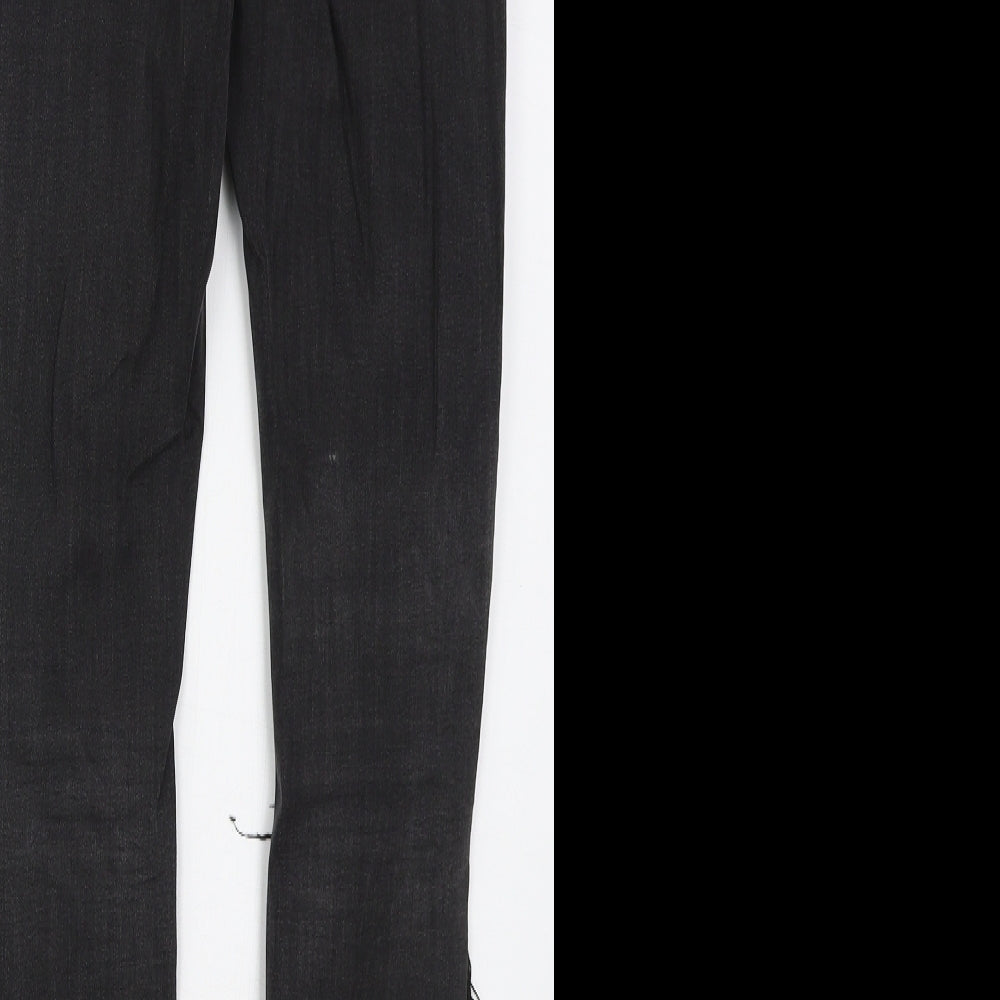 Denim Co Womens Black Cotton Skinny Jeans Size 6 L28 in Regular Button