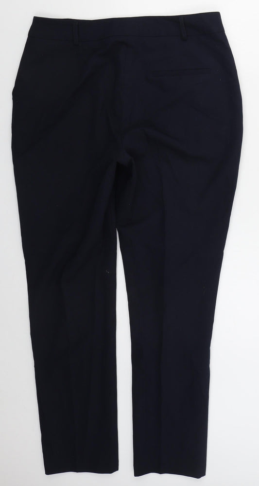Womens UK Size 12 Dorothy Perkins Regular Fit Blue Trousers