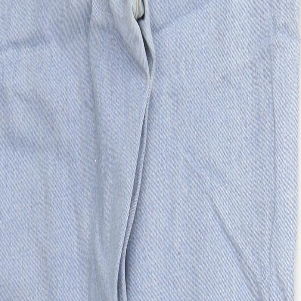 Denim Co Womens Blue Cotton Skinny Jeans Size 4 L28 in Regular Button
