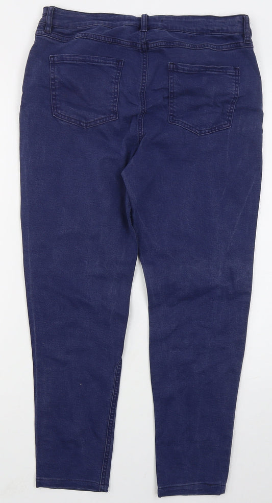 Womens UK Size 30 in Preworn Regular Fit Skinny Blue Jeans
