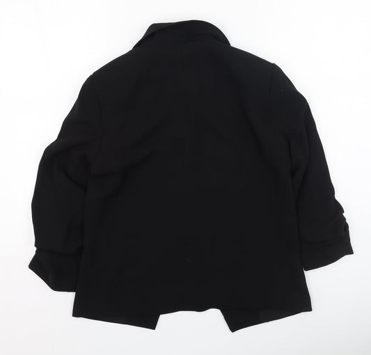 Womens UK Size 10 H&M Black Jacket