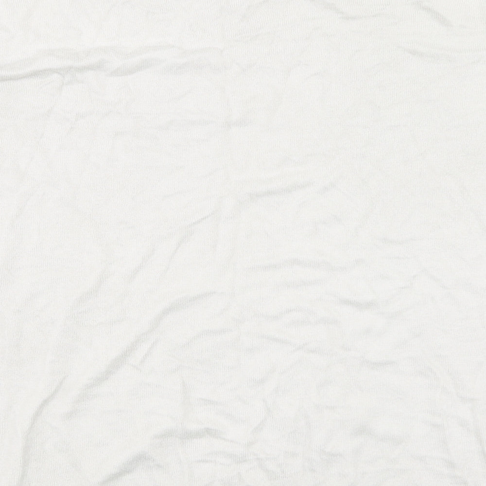 armando Mens Beige Round Neck Acrylic Pullover Jumper Size 2XL