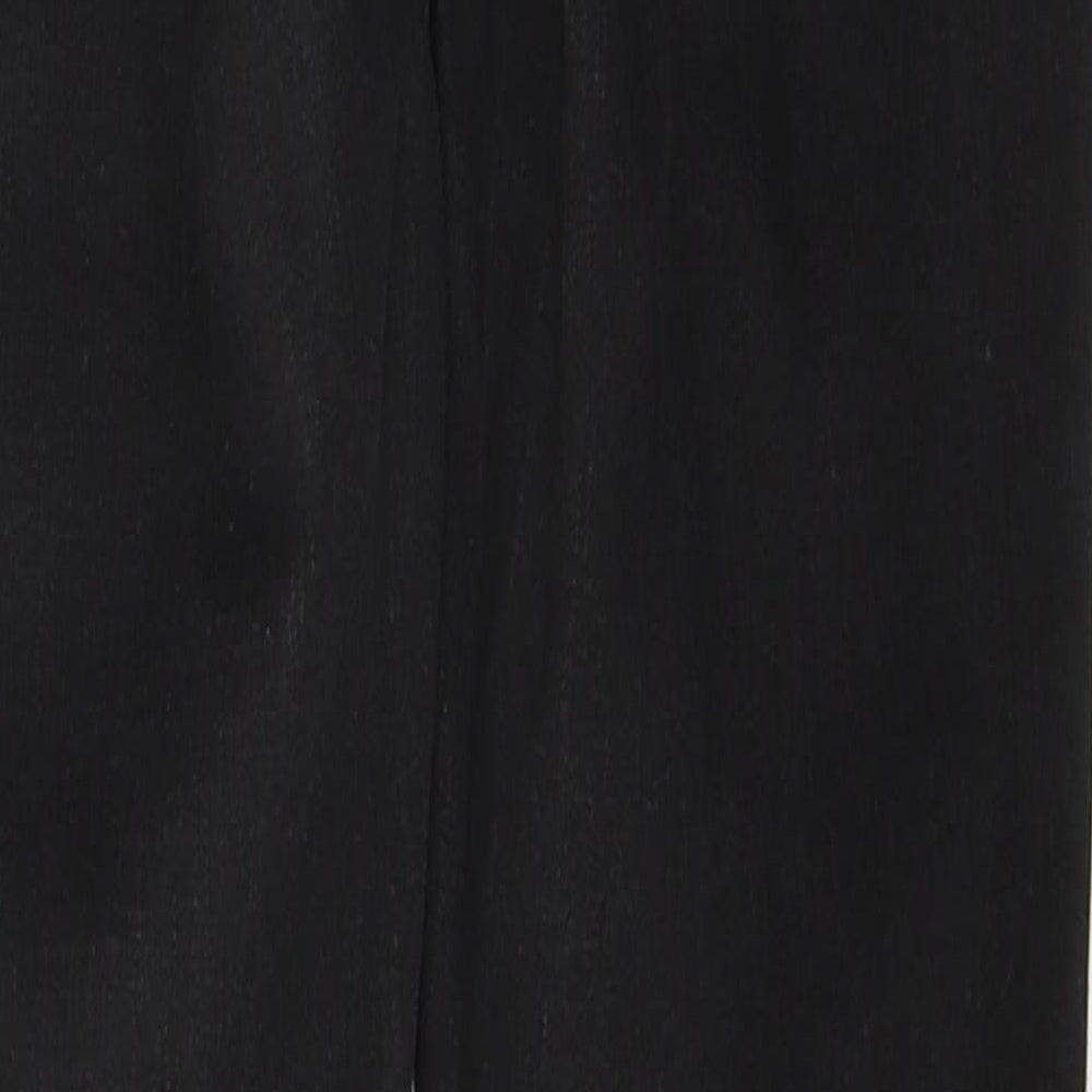 Denim & Co. Womens Black Cotton Skinny Jeans Size 12 L29 in Regular Button