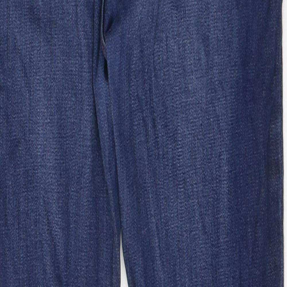 New Look Womens Blue Cotton Skinny Jeans Size 8 L27 in Regular Button