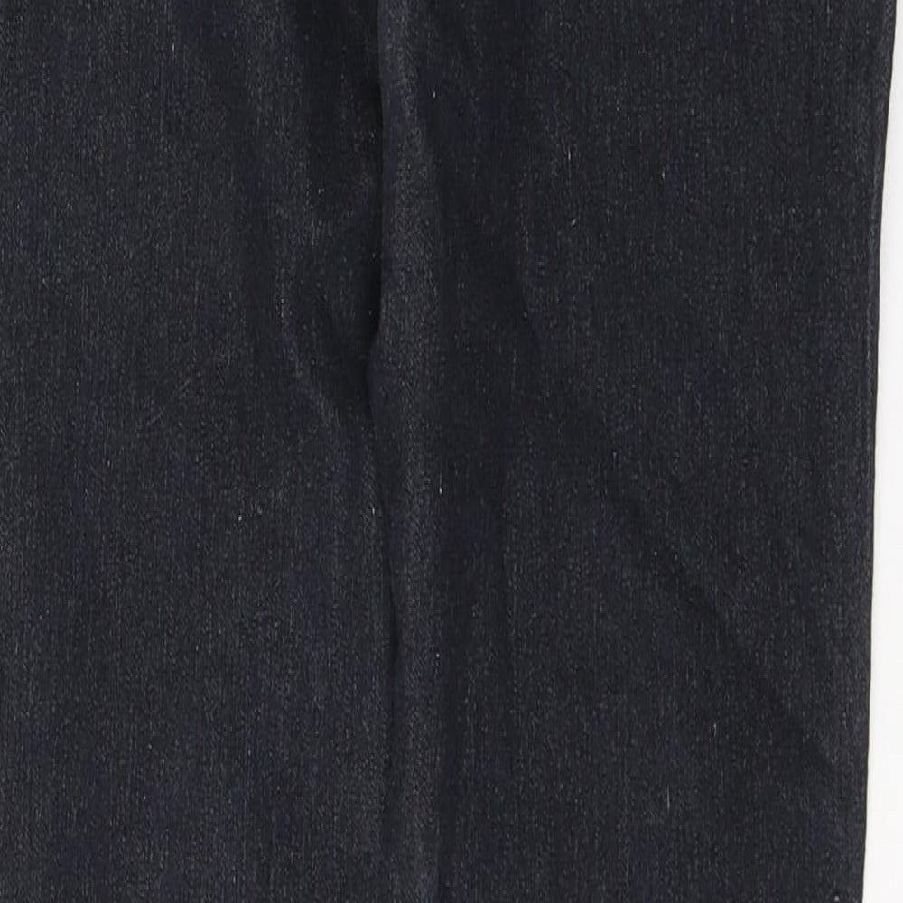 Denim & Co. Womens Blue Cotton Skinny Jeans Size 10 L32 in Regular Button