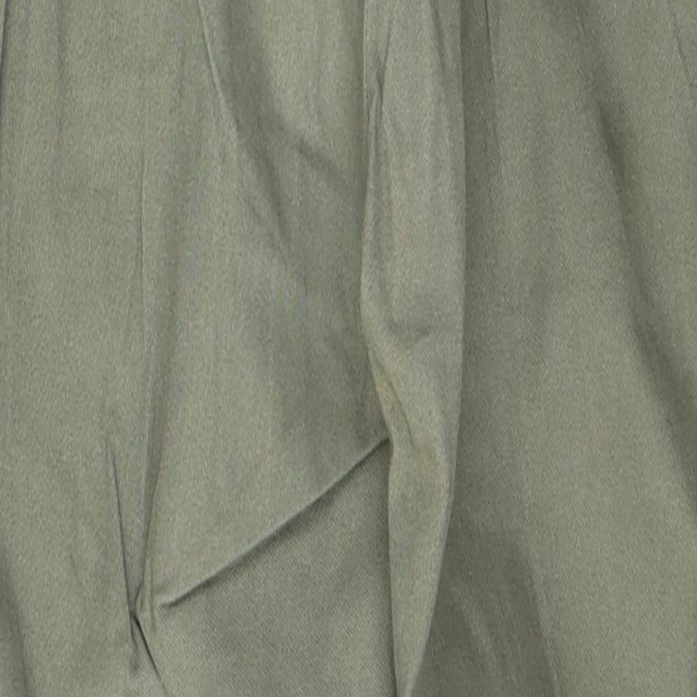 Super Womens Green Cotton Tapered Jeans Size 8 L27 in Regular Button