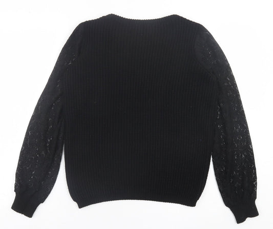 Womens UK Size M Select Black Pullover Jumper