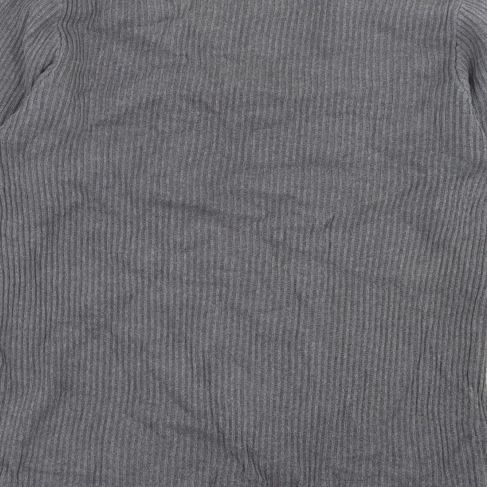 Gap Mens Grey Crew Neck Cotton Pullover Jumper Size M