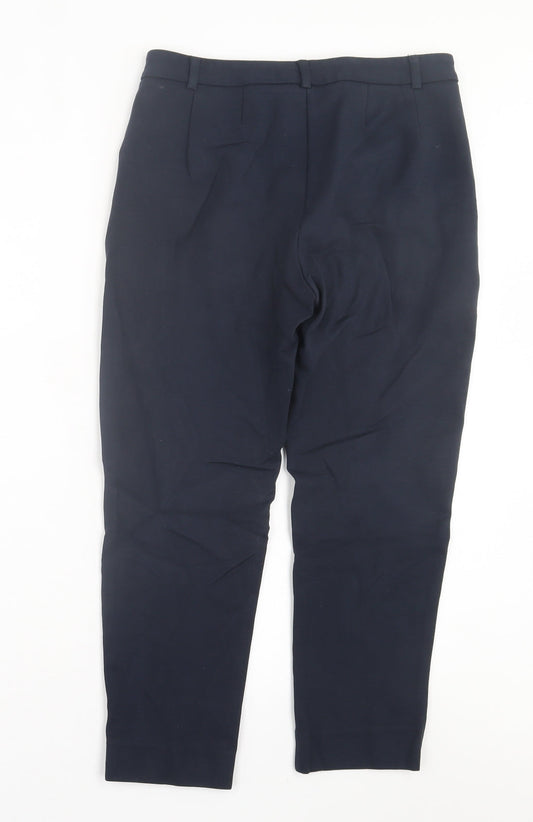 Womens UK Size 10 Marks and Spencer Regular Fit Blue Trousers