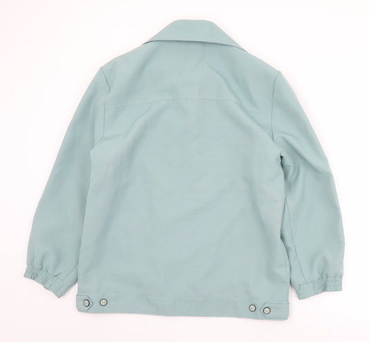 Womens UK Size 16 Preworn Green Overcoat