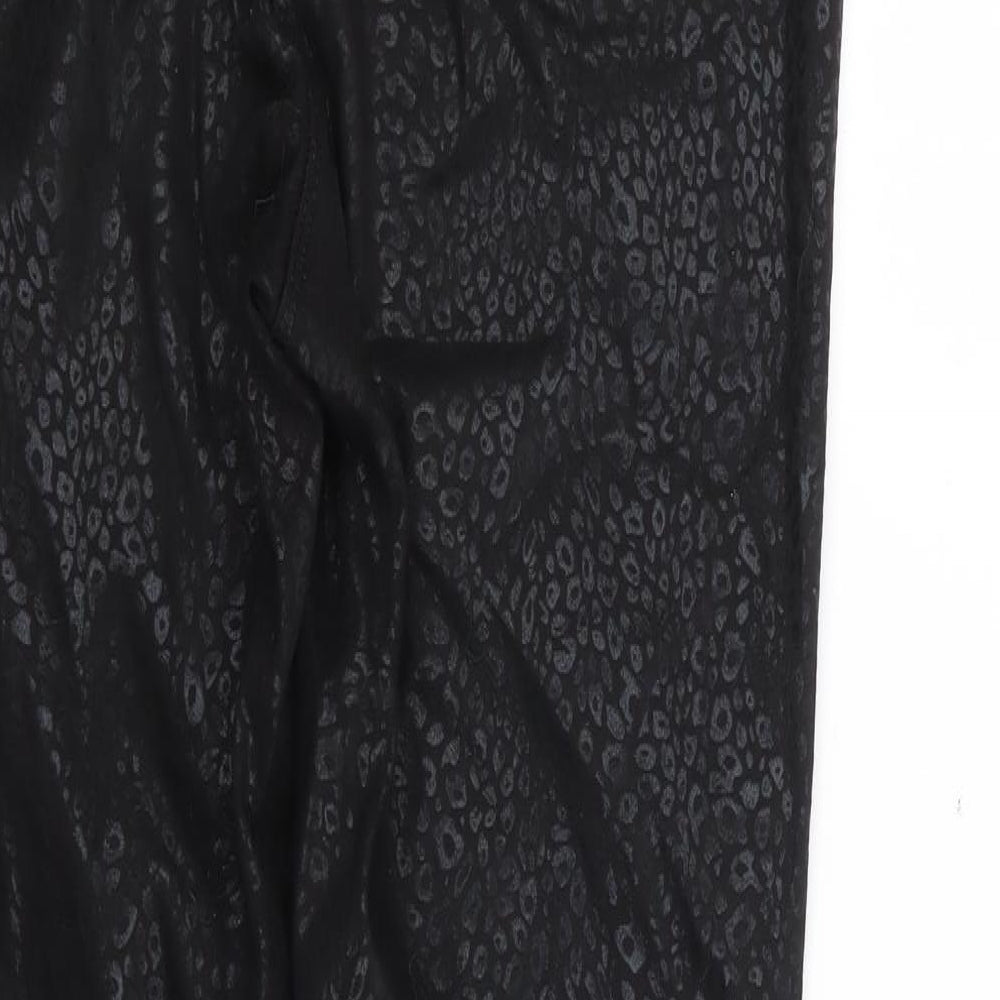Womens UK Size 10 NEXT Regular Fit Jegging Black Trousers