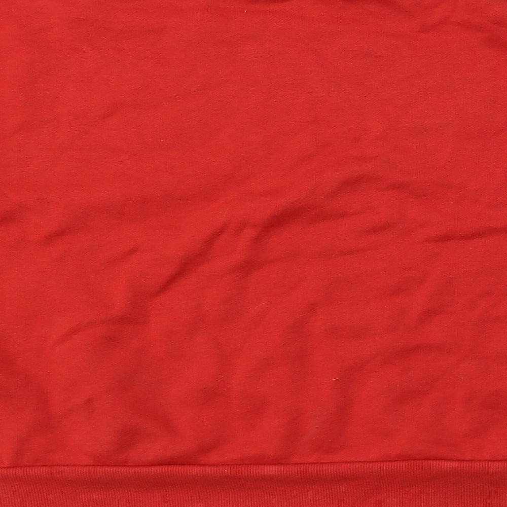Primark Womens Red Polyester Pullover Sweatshirt Size S