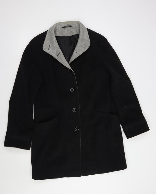 Womens UK Size 12 BHS Grey Pea Coat