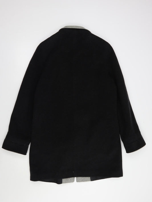 Womens UK Size 12 BHS Grey Pea Coat
