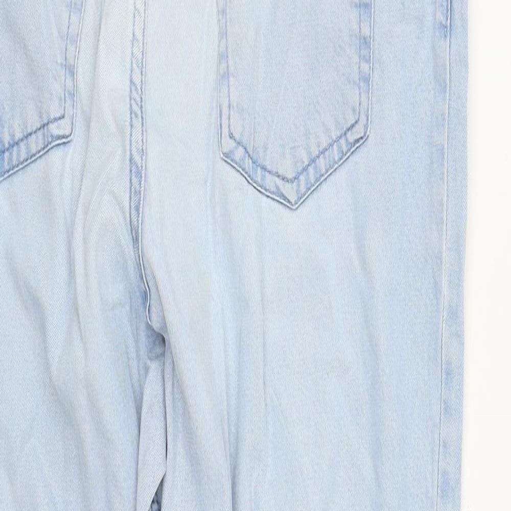 Womens UK Size M Marks and Spencer Regular Fit Straight Blue Jeans