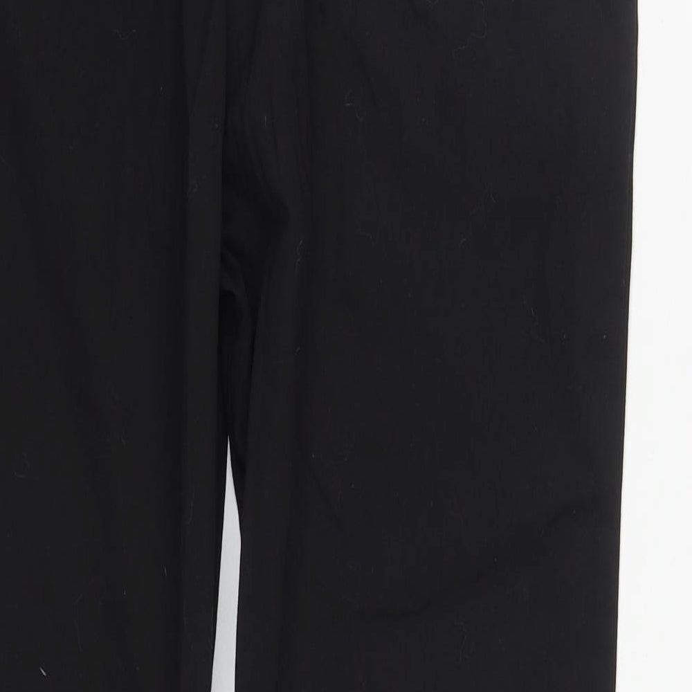 Womens UK Size 12 Behrens Regular Fit Black Trousers