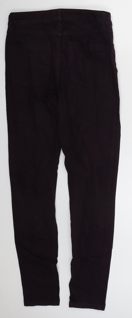 Womens UK Size 26 in Preworn Regular Fit Skinny Purple Jeans
