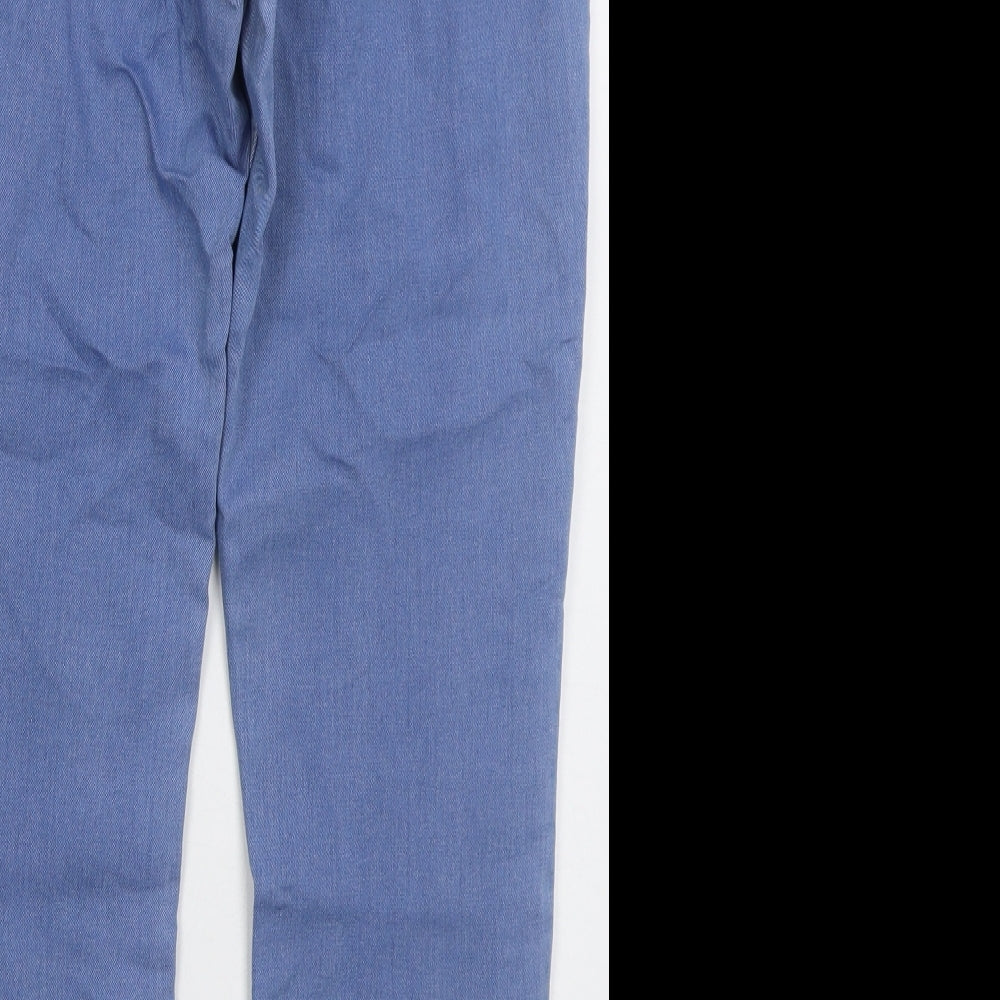 Denim Co Womens Blue Cotton Jegging Jeans Size 10 L29 in Regular Button