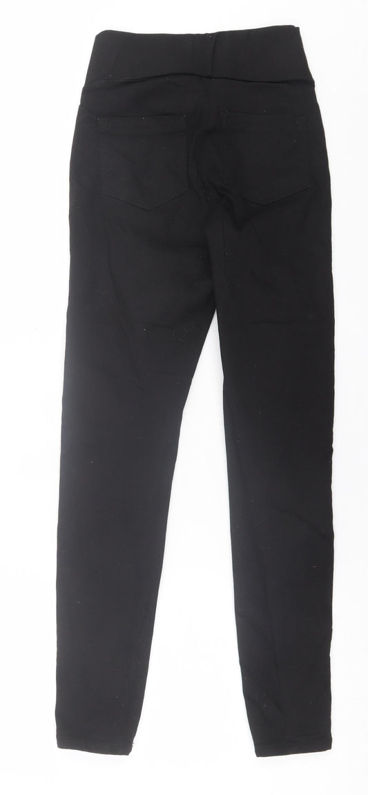 Womens UK Size 8 ASOS Regular Fit Jegging Black Trousers
