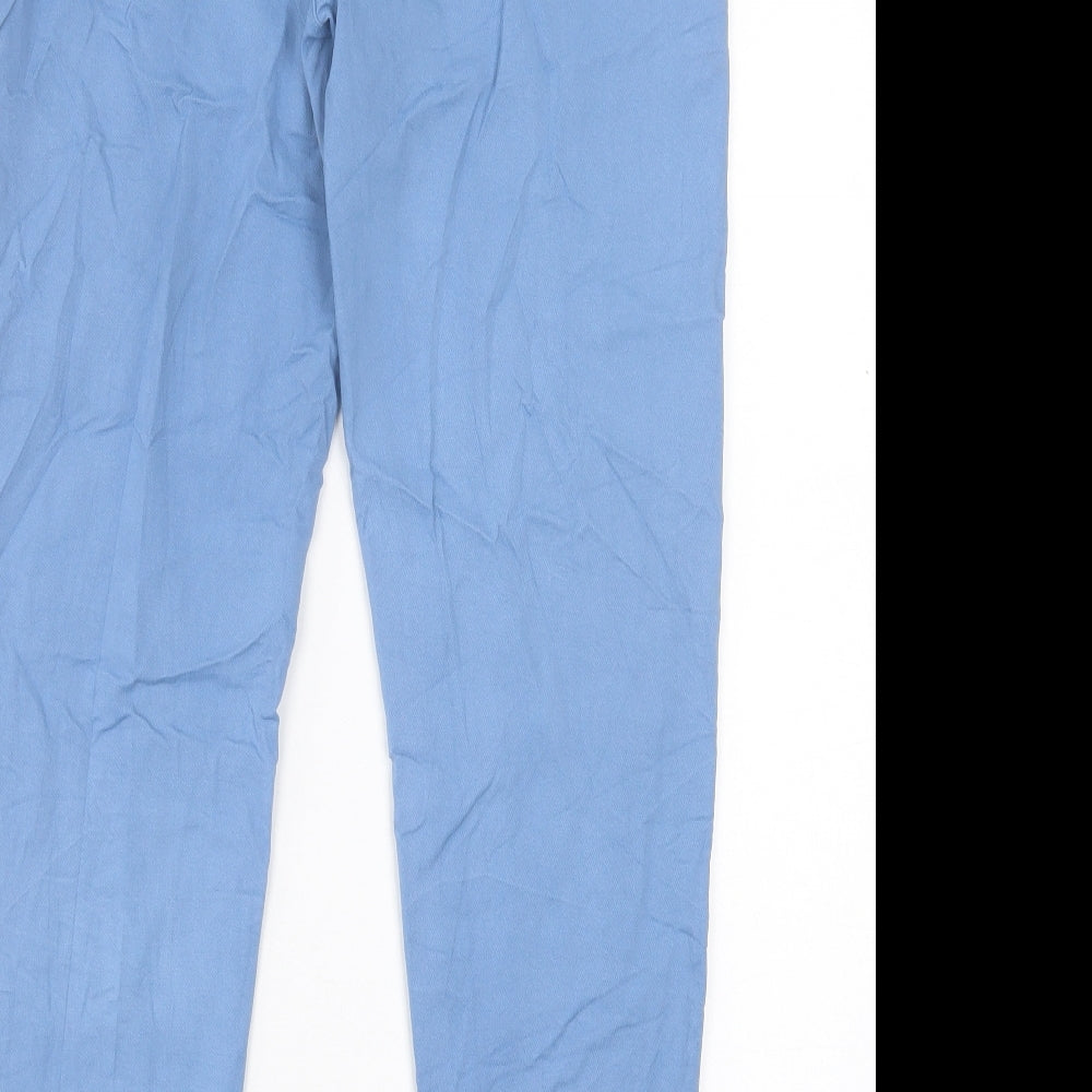 Womens UK Size 32 in Preworn Regular Fit Blue Trousers