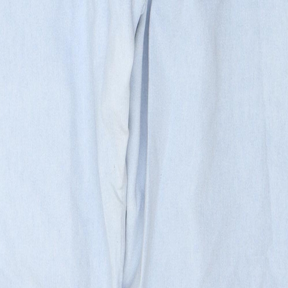 Originals Womens Blue Cotton Skinny Jeans Size 12 L28 in Regular Button