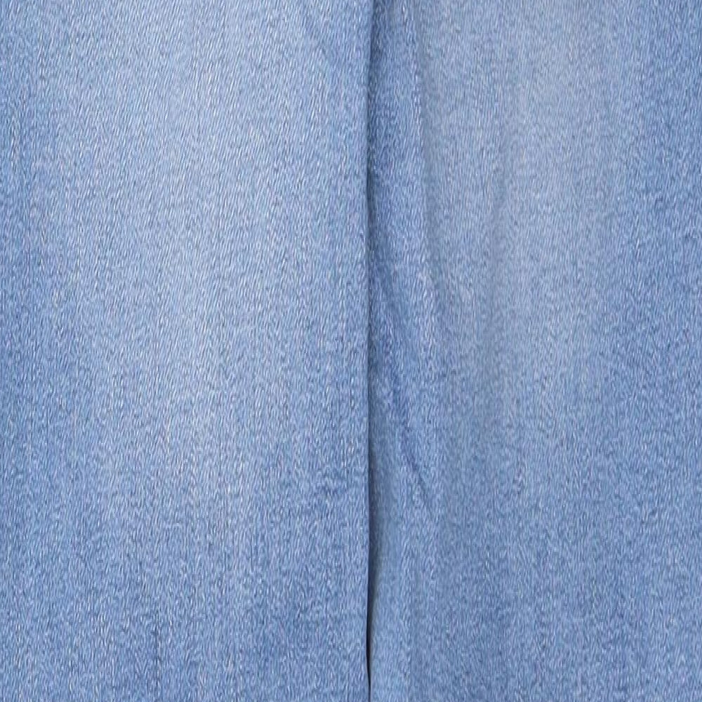 Womens UK Size 8 Papaya Regular Fit Skinny Blue Jeans