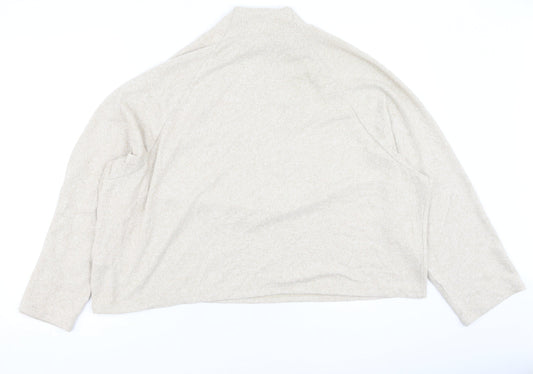 Womens UK Size XL H&M Beige Pullover Jumper