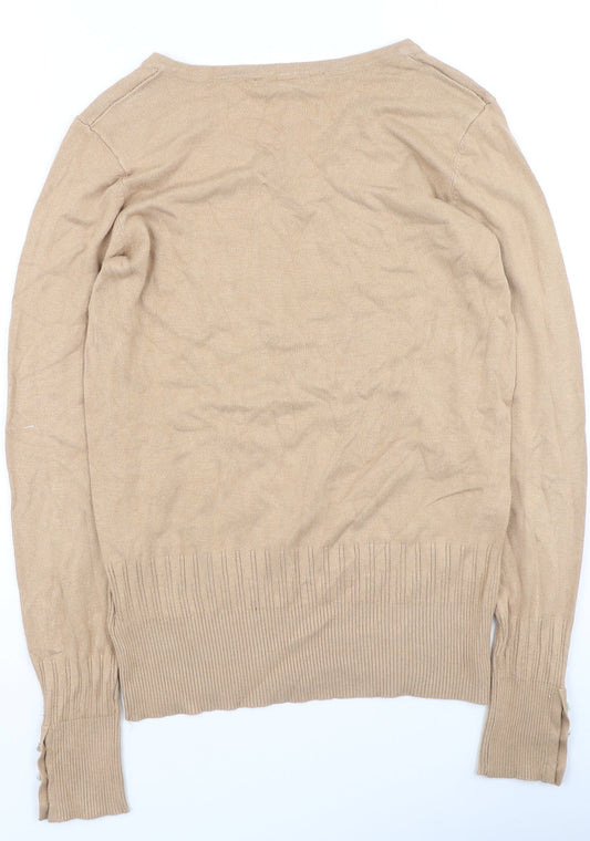 Womens UK Size 10 Dorothy Perkins Brown Pullover Jumper