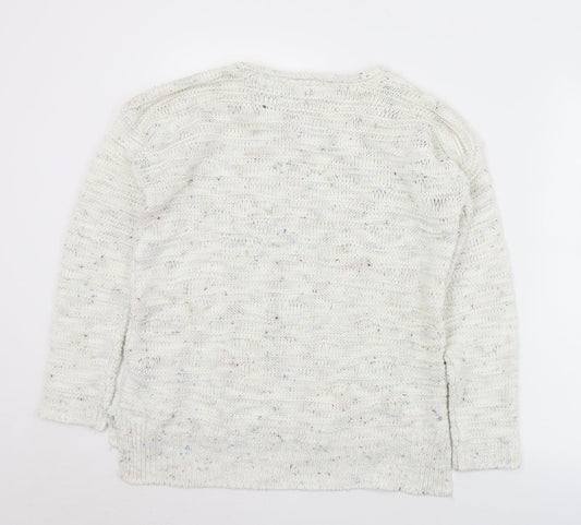 Womens UK Size L M&Co Ivory Pullover Jumper