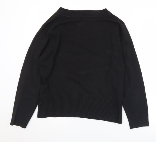 Womens UK Size 22 Papaya Black Pullover Jumper