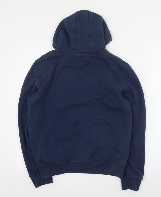 Primark Mens Blue Cotton Pullover Hoodie Size M