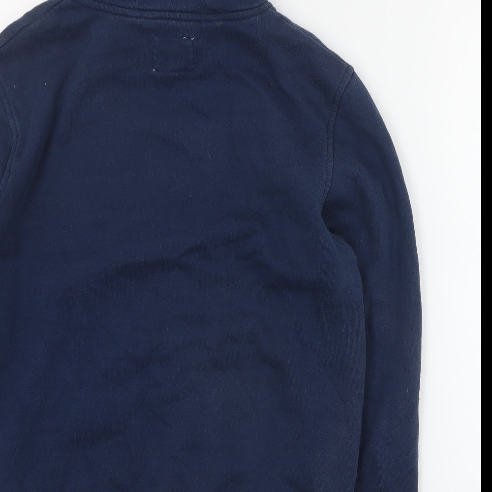 Primark Mens Blue Cotton Pullover Hoodie Size M