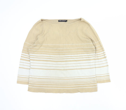Womens UK Size M Debbie Morgan Brown Pullover Jumper