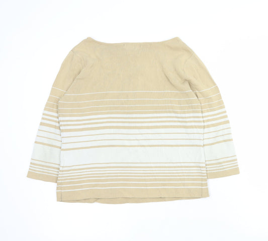 Womens UK Size M Debbie Morgan Brown Pullover Jumper