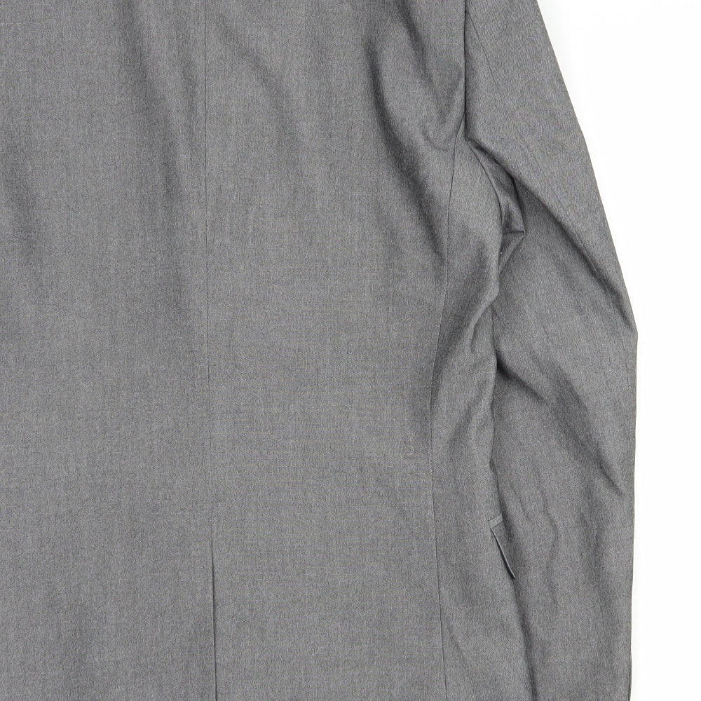 F&F Mens Grey  Polyester Jacket Suit Jacket Size M