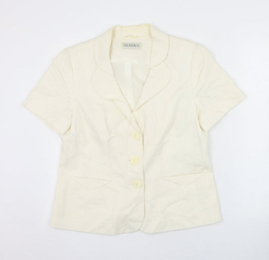 Womens UK Size 14 BHS Ivory Jacket