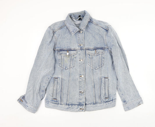 Womens UK Size S Divided by H&M Blue Jacket