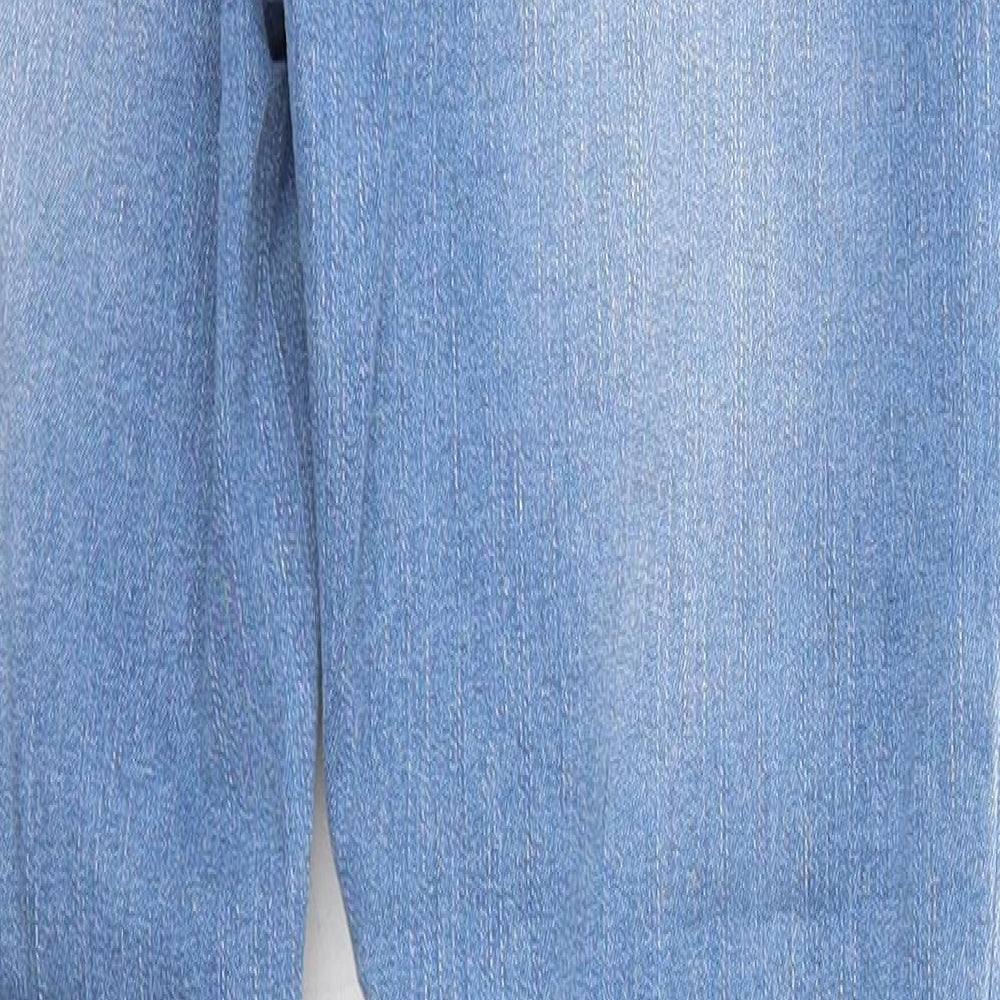 SheIn Womens Blue Cotton Skinny Jeans Size M L28 in Regular Zip